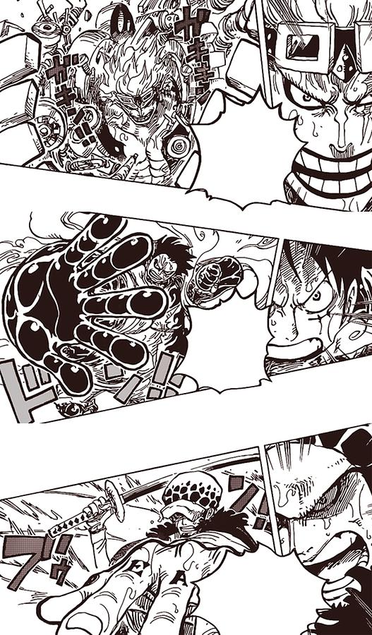 one piece trafalgar law and luffy