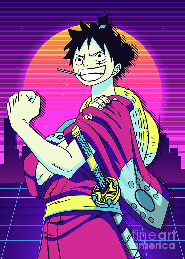 One Piece - Monkey D Luffy Digital Art by Mounier Wanjak - Fine Art America