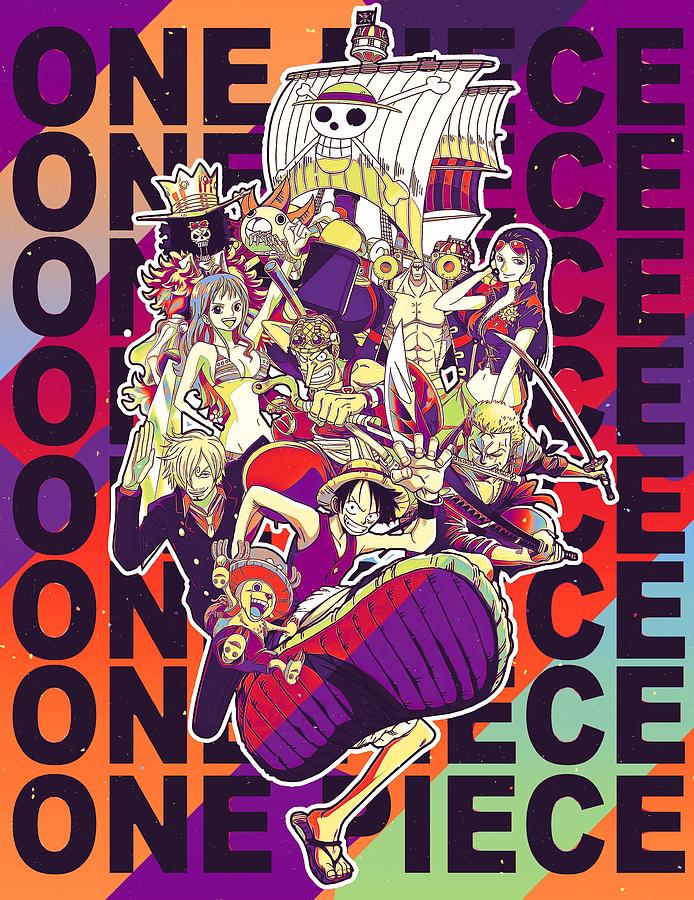 One Piece Pop Digital Art by Roma Timbreza - Pixels