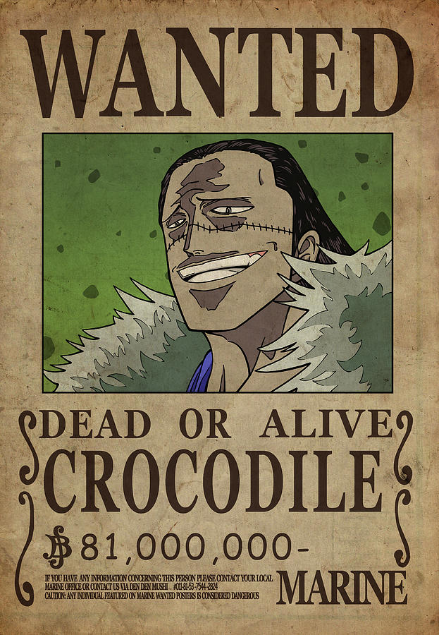 Crocodile WANTED (One Piece Ch. 1058) by bryanfavr on DeviantArt