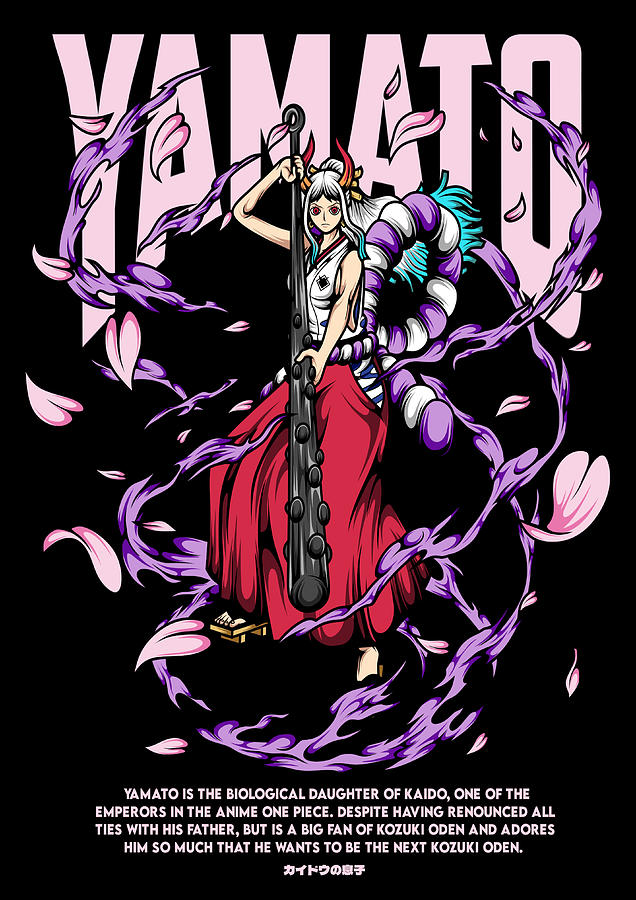 One Piece Yamato Drawing by Rhandz Ballesteros - Fine Art America