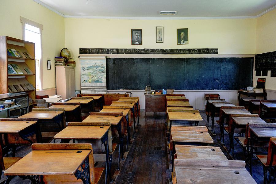old school house classroom