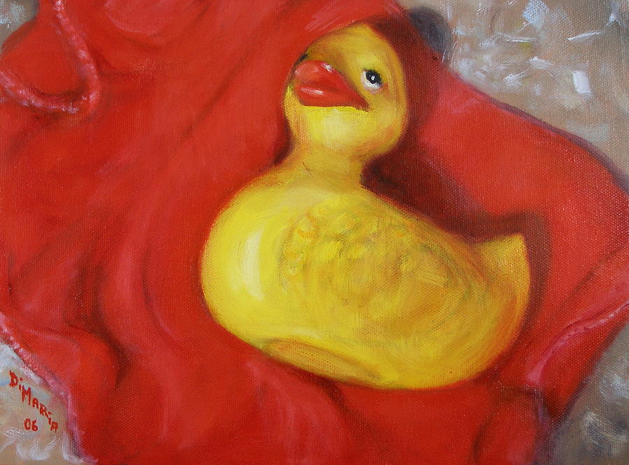 One Rubber Duck Painting by Donelli  DiMaria