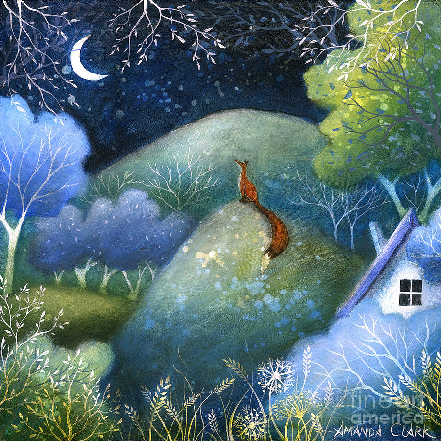 One Summer Evening Painting by Amanda Clark