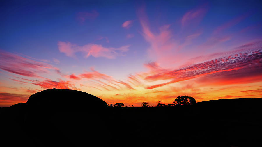 One Sunset - One Rock - Eight Vistas - 6 Photograph by Lexa Harpell