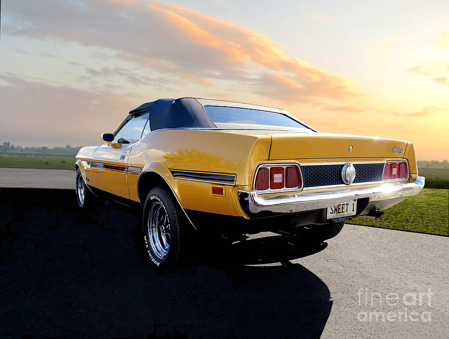 Transportation Photograph - One Sweet Mustang by Thomas Burtney