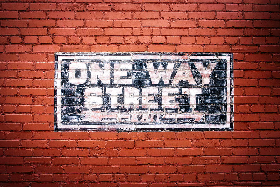 One Way Street Photograph by Gene Taylor