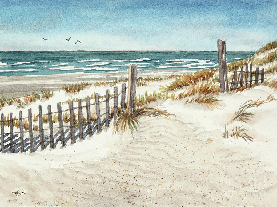 One Windy Spring Day on the Cape Painting by Michelle Constantine
