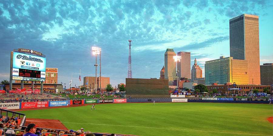 OneOk Stadium and Tulsa Drillers Panoramic Skyline View Photograph by ...