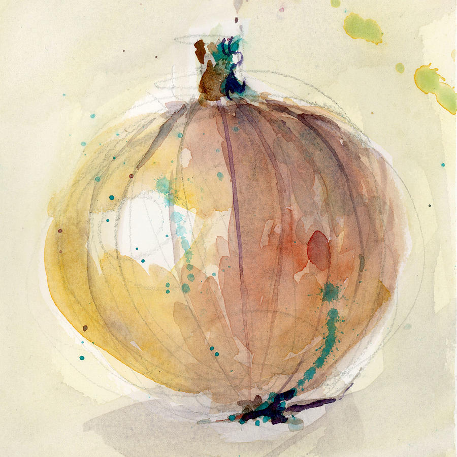 Onion Painting - Onion by Dorrie Rifkin