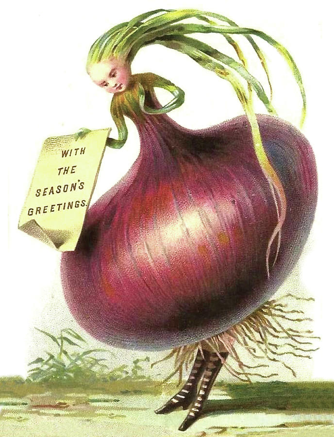 Onion Digital Art - Onion Girl by Long Shot