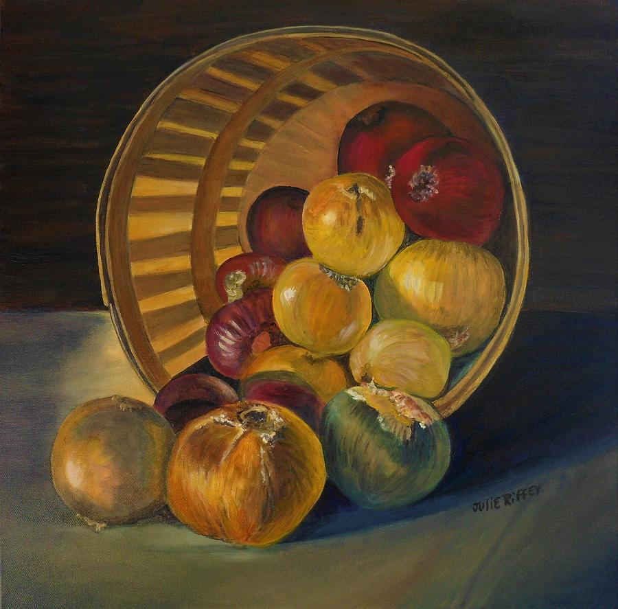 Onion Harvest Painting by Julie Brugh Riffey