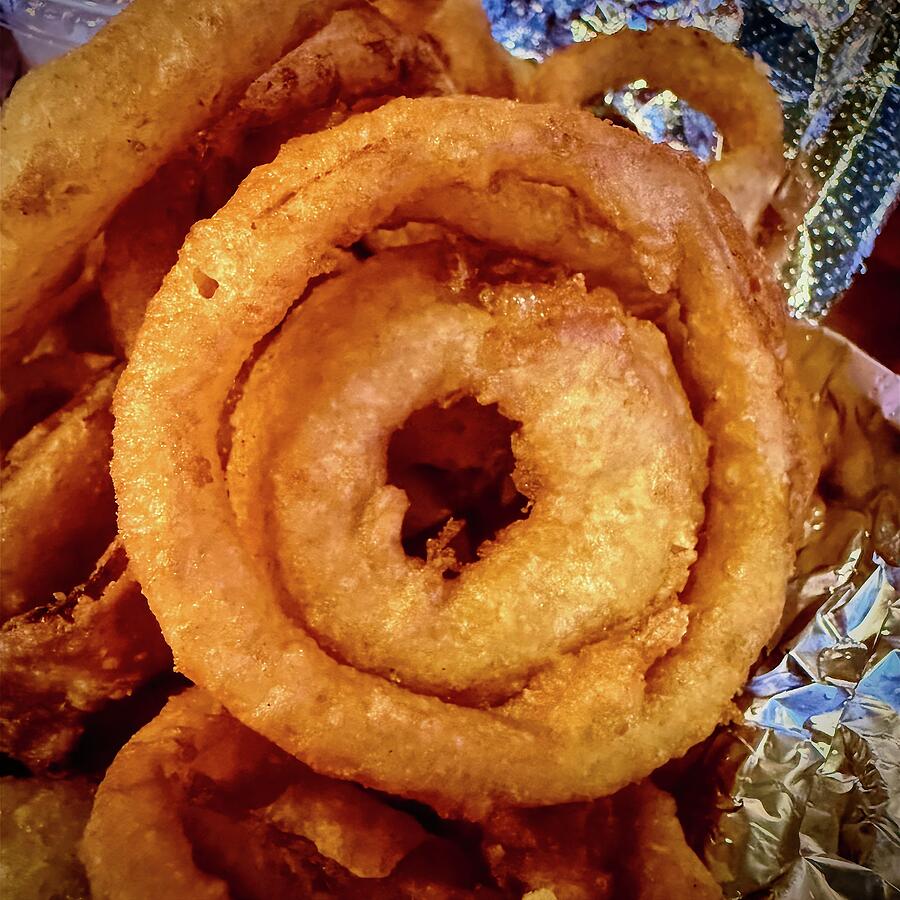 Onion Rings for a Treat Photograph by Bill Swartwout Onion Rings for a Treat Photograph by Bill Swartwout