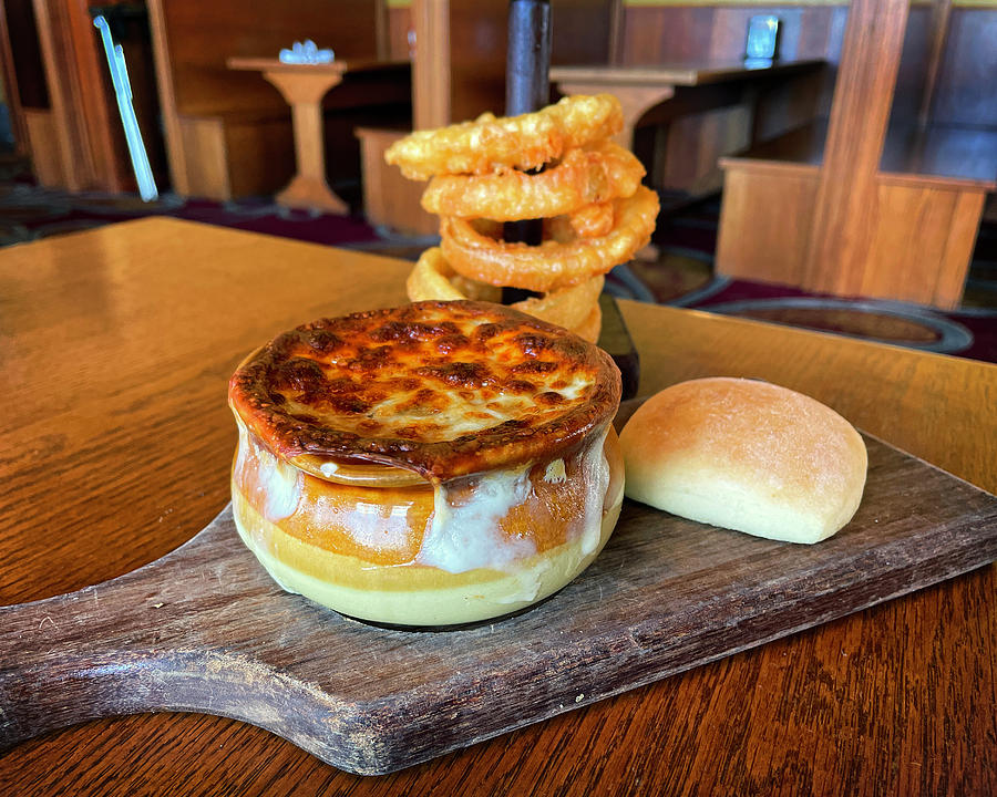 Onion Soup and Onion Rings in Michigan Photograph by Bill Swartwout