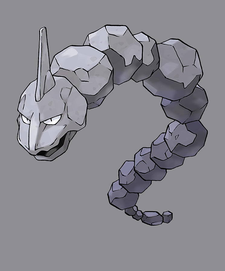 onix Chibi Trending Anime Manga Chibi Digital Art by Lan Nguyen - Fine ...