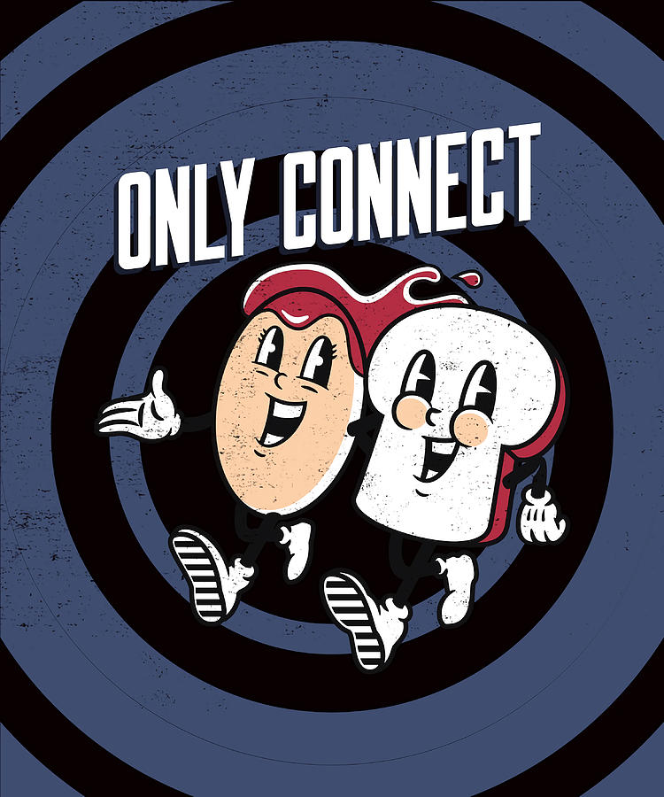 Only Connect Poster retro Painting by Evans Morgan - Fine Art America