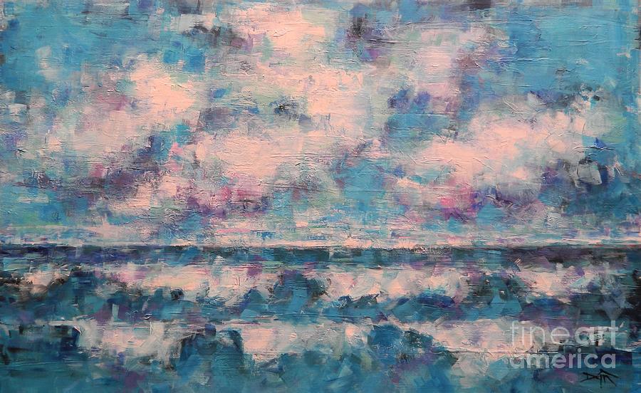 Only The Ocean And Me Painting by Dan Campbell