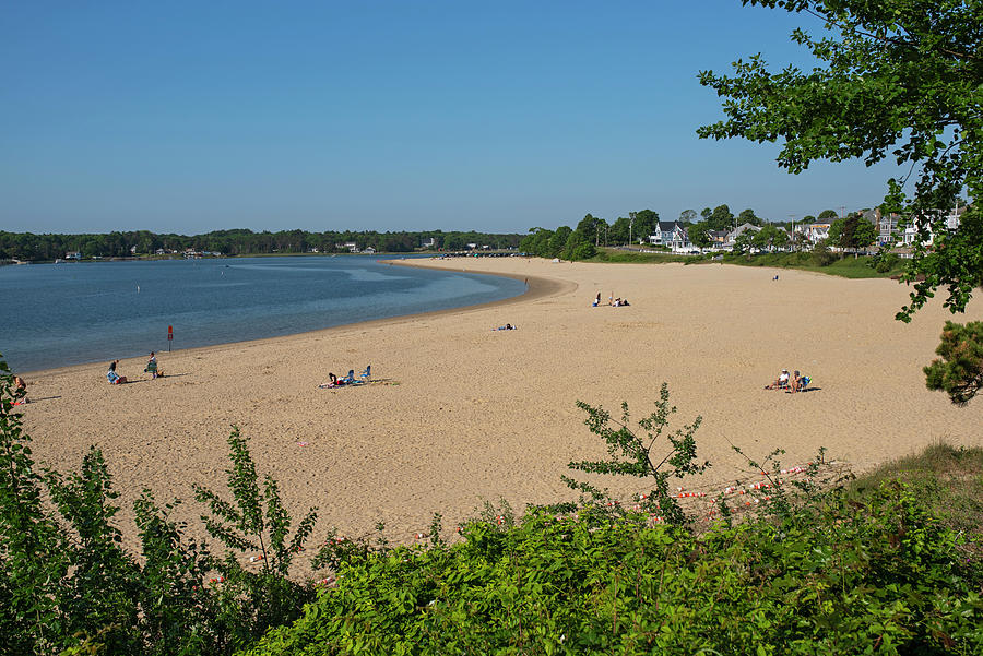 Onset Beach Through the Trees Buzzards Bay Cape Cod Wareham MA Photograph by Toby McGuire