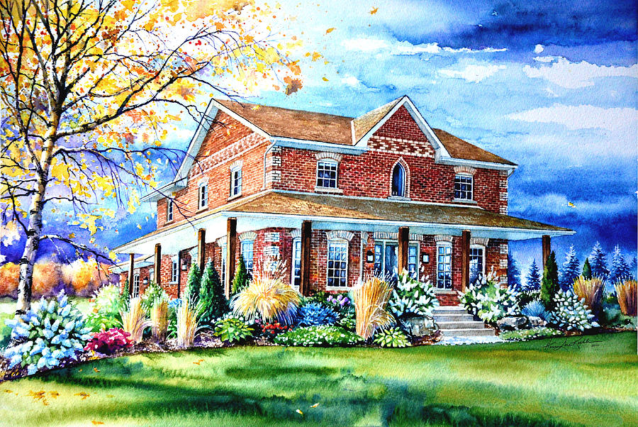 Ontario House Portrait Painting