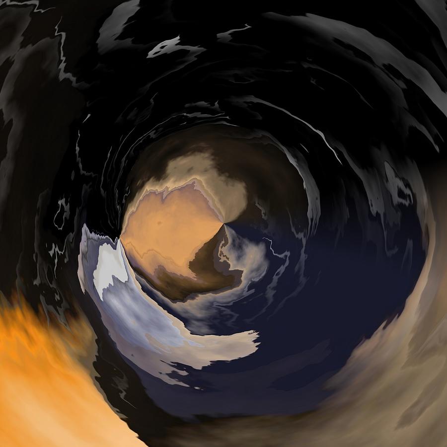 Michal Painting - Onto the Abyss by Michal Mitak Michal Painting - Onto the Abyss by Michal Mitak