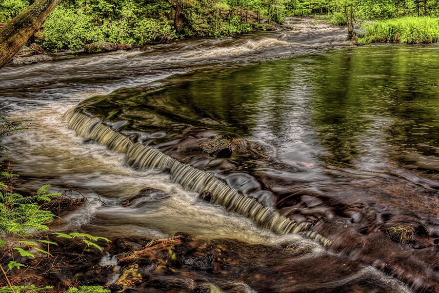 Ontonagon River Placid Falls Photograph by Dale Kauzlaric