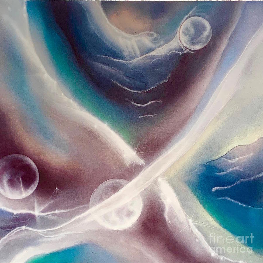 Pastels Drawing - Onue by Michael Schuessler Pastels Drawing - Onue by Michael Schuessler