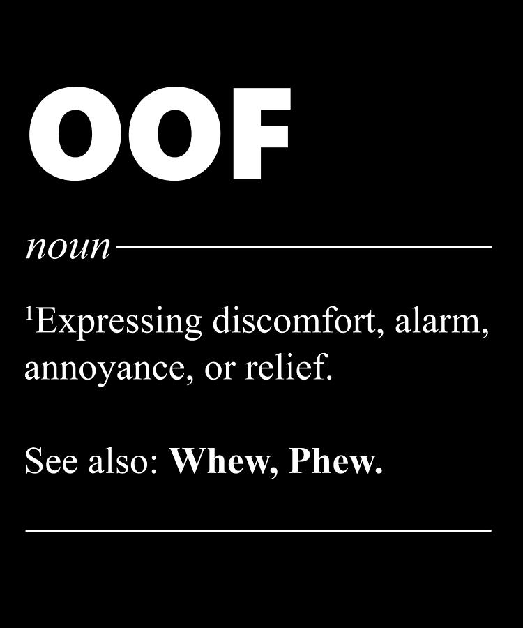 Oof Definition Cool Gift for Gamer Gaming by Wowshirt