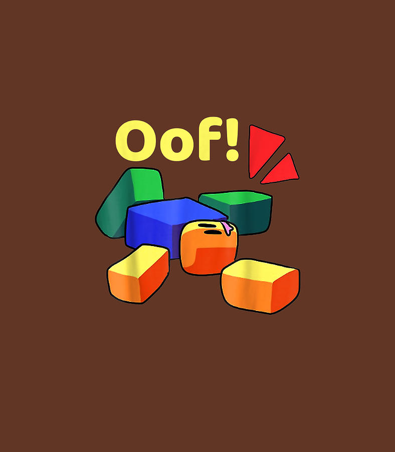 OOF! Funny Blox Noob Gamer Gifts For Gamers T Shirt T-Shirt