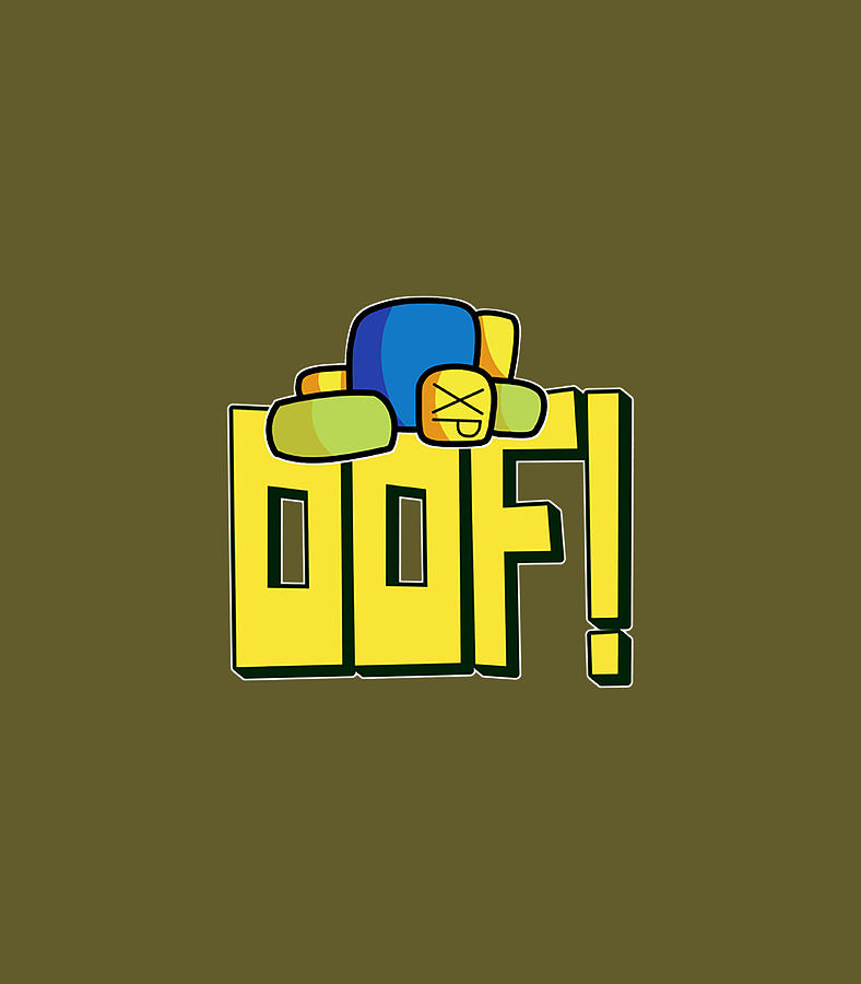 Cute Gaming Noob - Oof OFF Meme XD Face Internet Saying | Kids T-Shirt