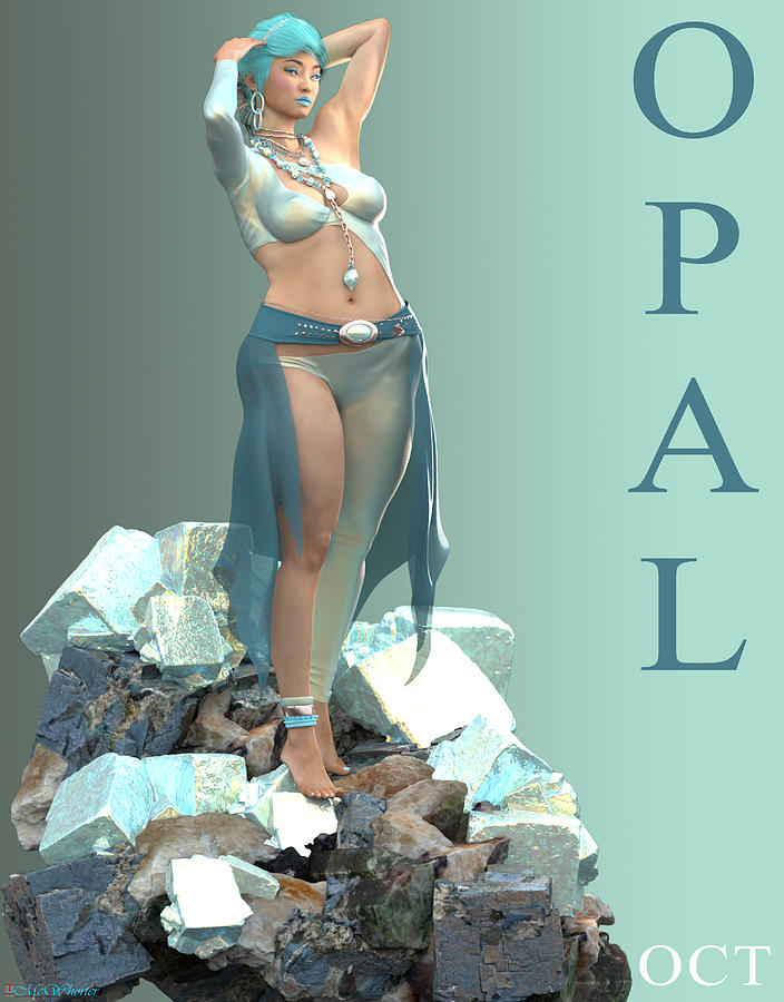 Opal Digital Art by Williem McWhorter