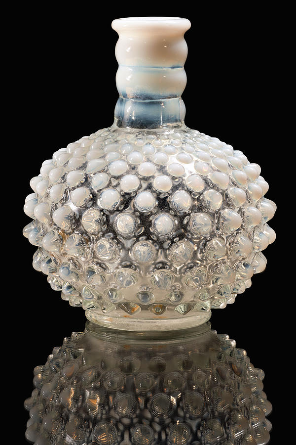 Opalescent Hobnail Vase Photograph by Steven Nelson