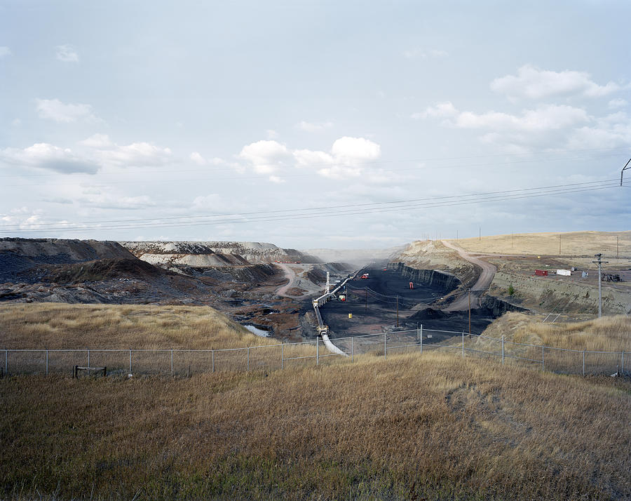 Open cut coal mine Photograph by Michael Hall