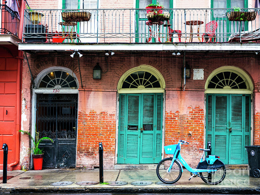 Open Door in the French Quarter New Orleans Photograph by John Rizzuto