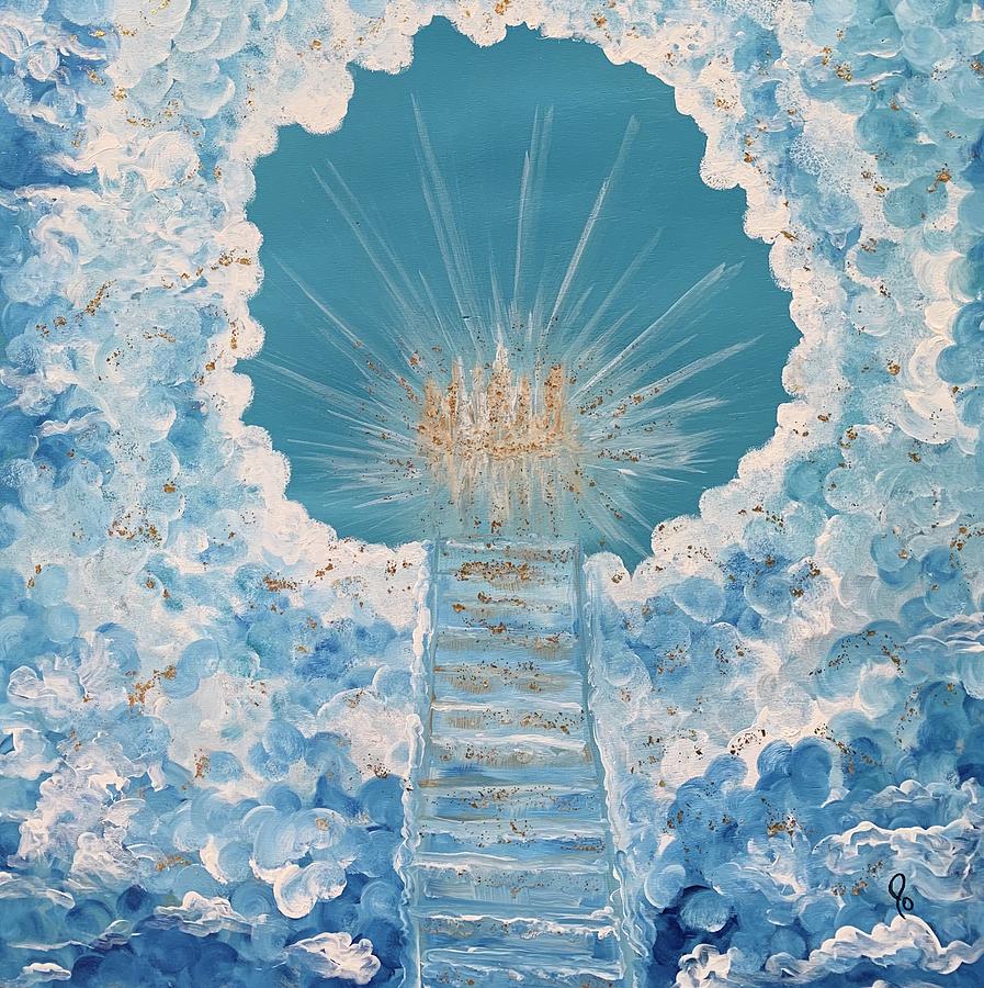 Open Heaven Painting by Joanne Holbrook - Fine Art America