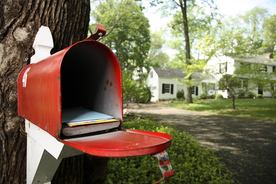 Open mail box Photograph by Mgp