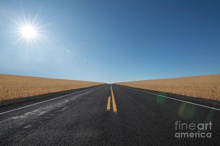 Road Photograph - Open Road by Michael Ver Sprill