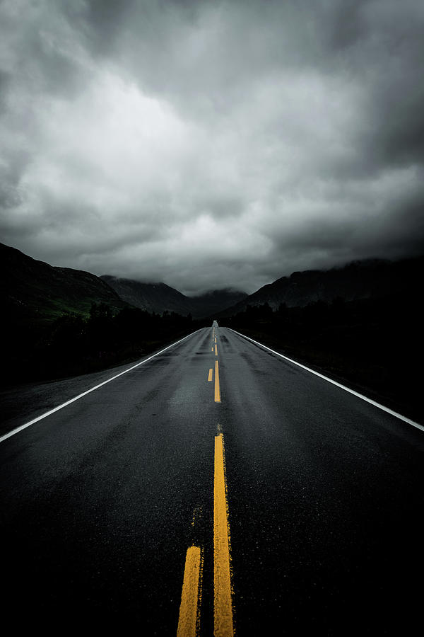 Mountain Photograph - Open Road by Nicklas Gustafsson