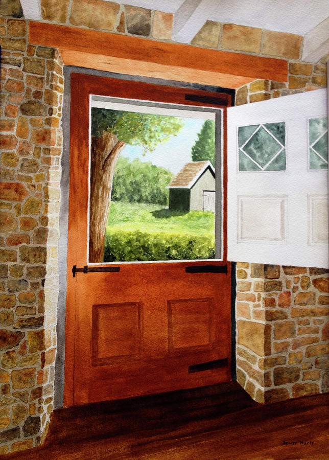 Tree Painting - Open Window by Denise Harty