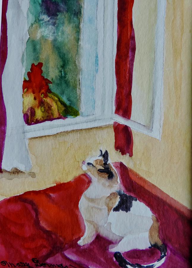 Open Window Painting by Mary Gorman