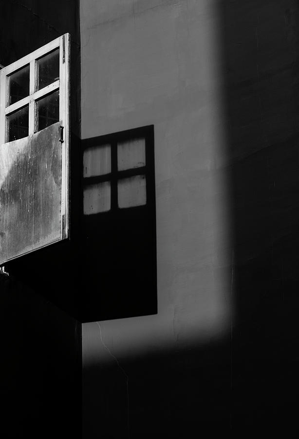 Open Window Squares and Shadows Photograph by Prakash Ghai