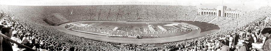 Sports Photograph - Opening Ceremony 1932 Olympics by Joe Vella