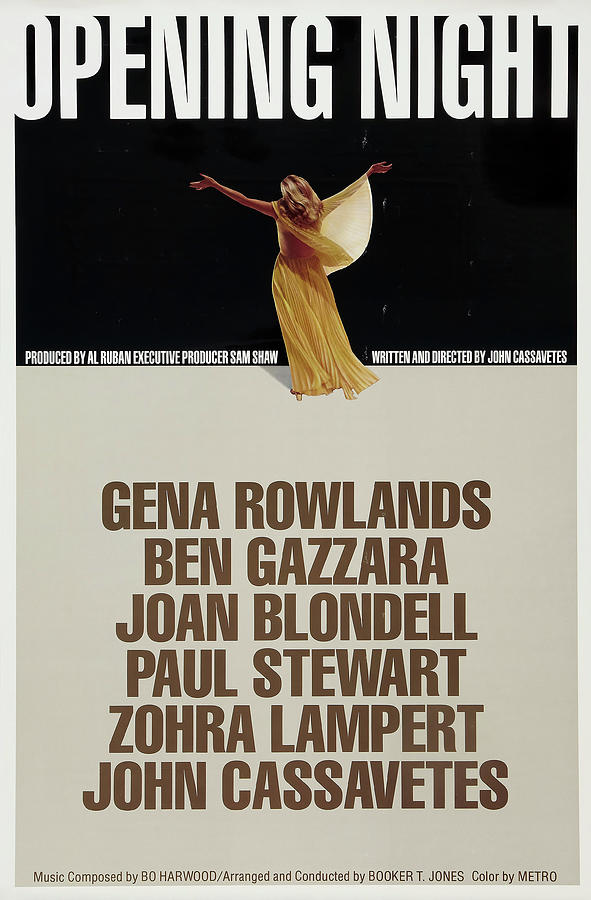 Gena Rowlands Mixed Media - Opening Night, 1977 by Movie World Posters