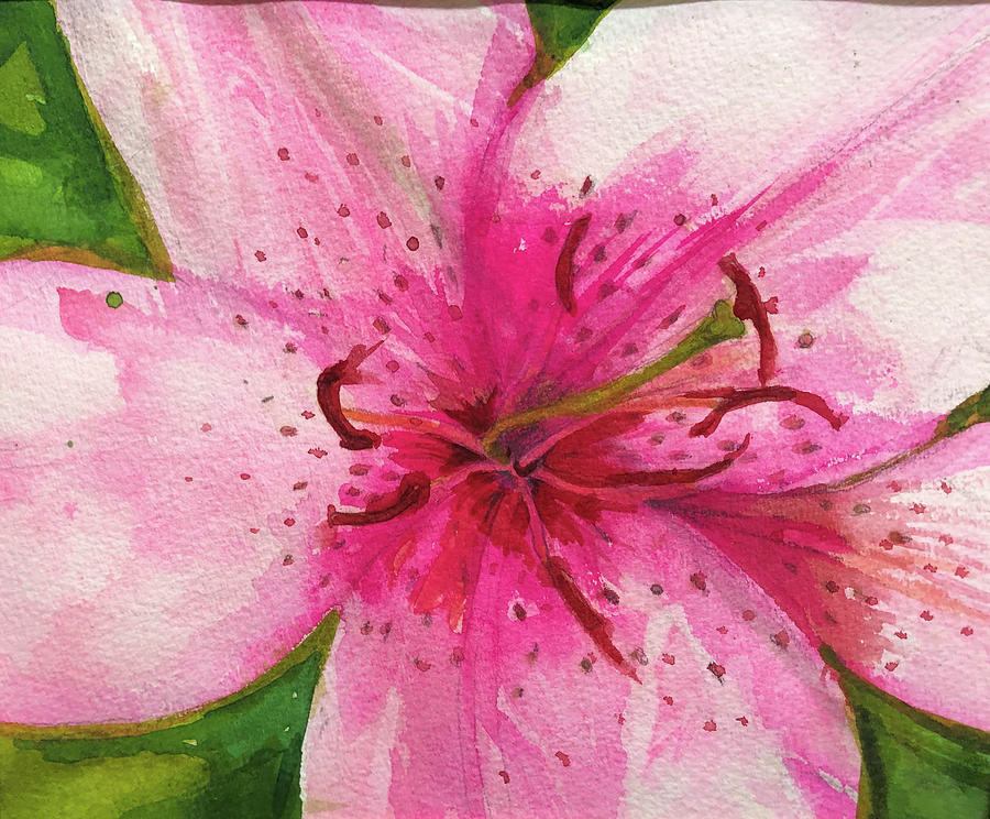 Opera Flower Painting By Marjorie Hart - Pixels