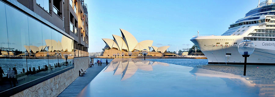 Opera House Reflections Photograph by Robert Libby