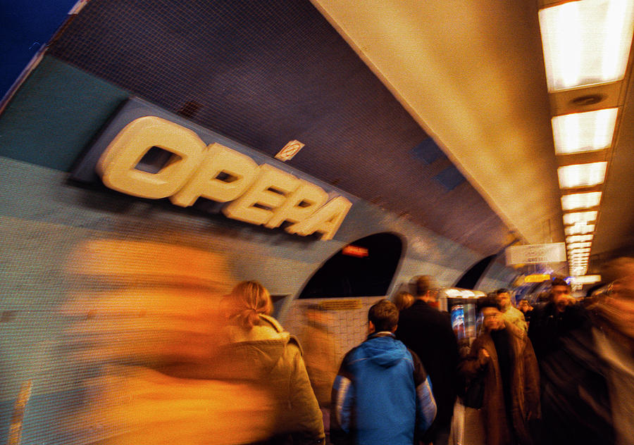 Opera Subway Station Paris Photograph by Matthew Bamberg