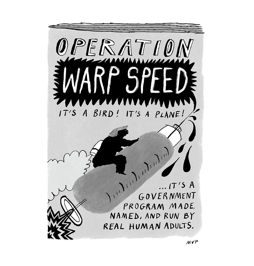 Operation Warp Speed Drawing by Millie von Platen