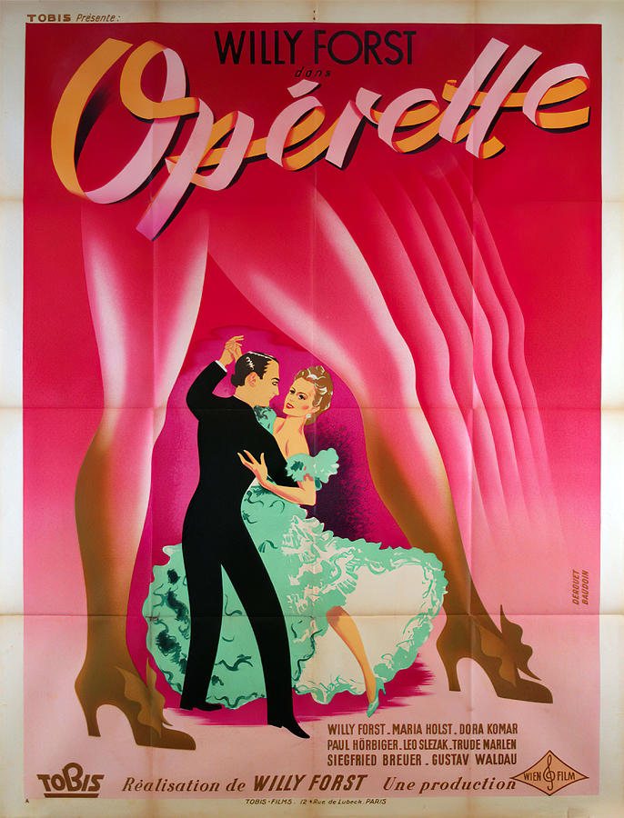 Operette, 1940 Mixed Media by Movie World Posters