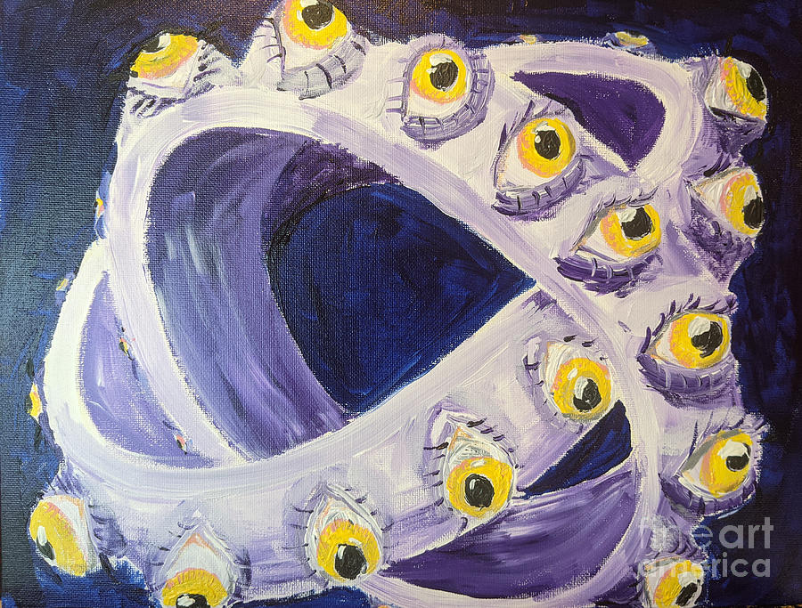 Ophanim See All Painting by Echoing Multiverse