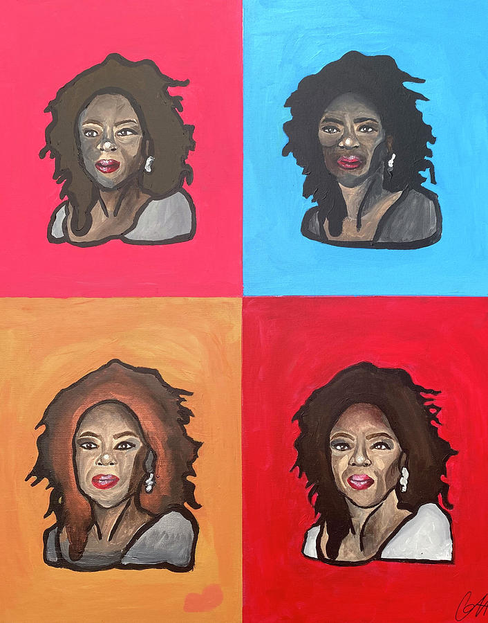 Oprah Winfrey Pop-art Painting by Grace Hofland - Pixels