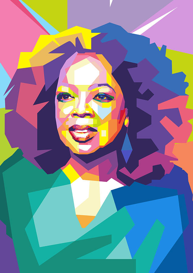 Oprah WPAP Art Digital Art by David Mitchell - Fine Art America